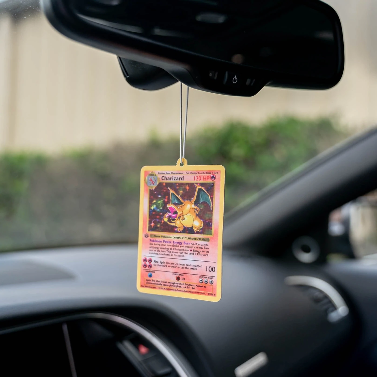 Charizard Pokémon Trading Card Car Air Freshener – Pokéscents