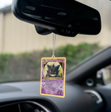 Purple Ghost Trading Card Air Freshener