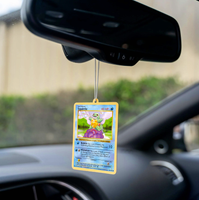 Baby Water Turtle Trading Card Air Freshener